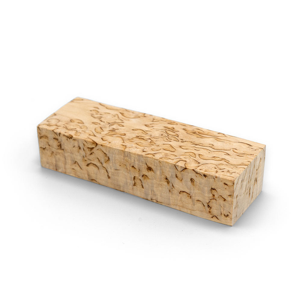 Maserbirkenholz-Block für Messergriff