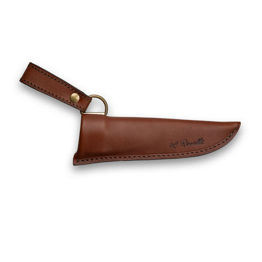 Roselli Leather sheath with metal spring for carpenter knife