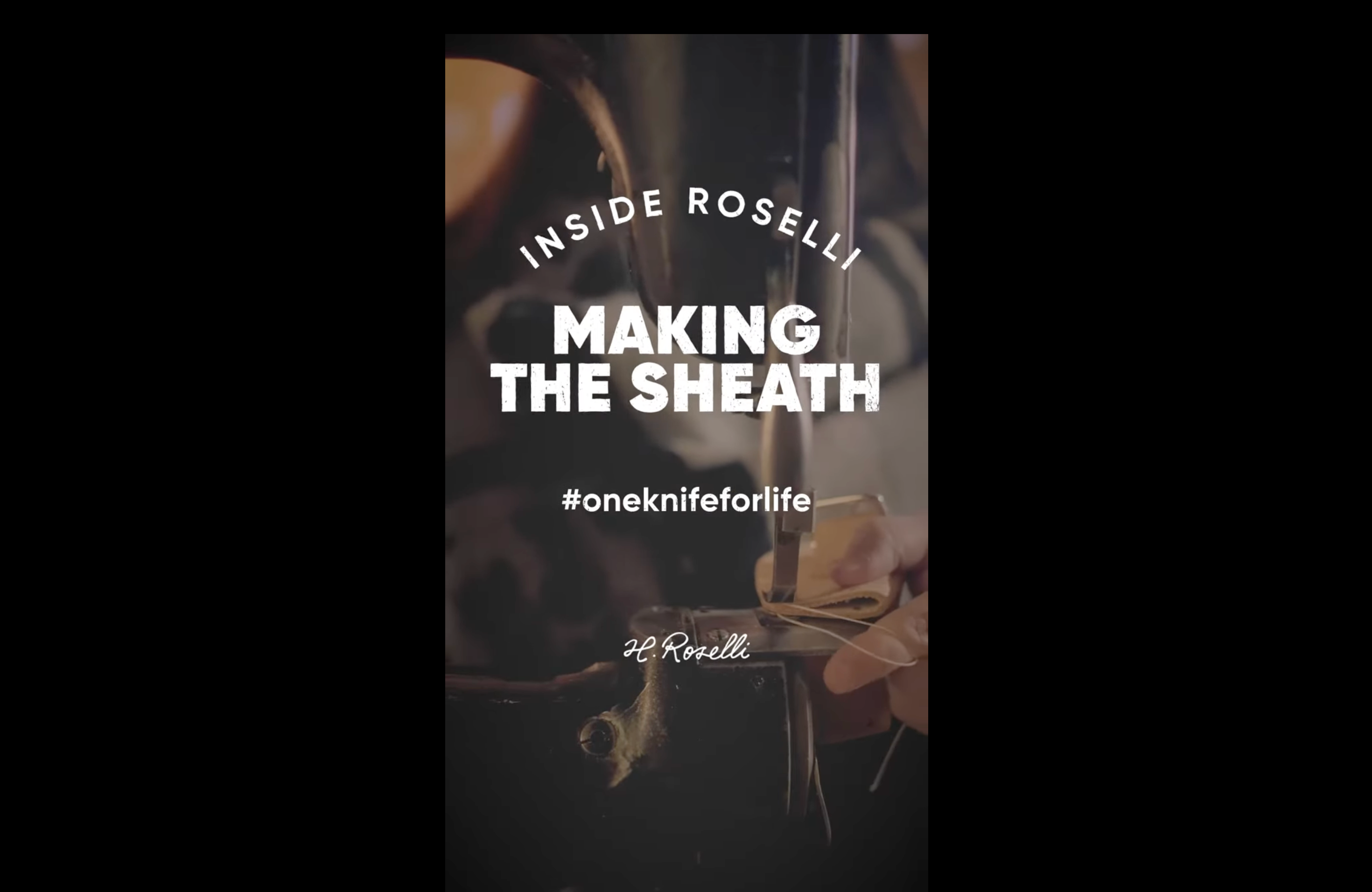 Video laden: Making the Roselli sheaths